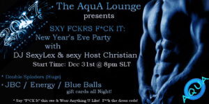 Aqua New Years Eve Party